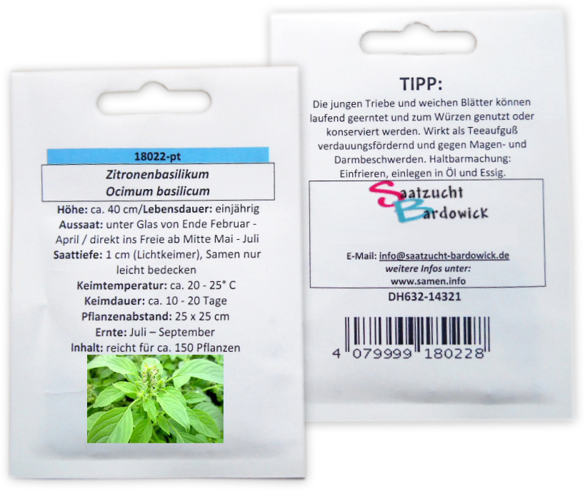Zitronenbasilikum