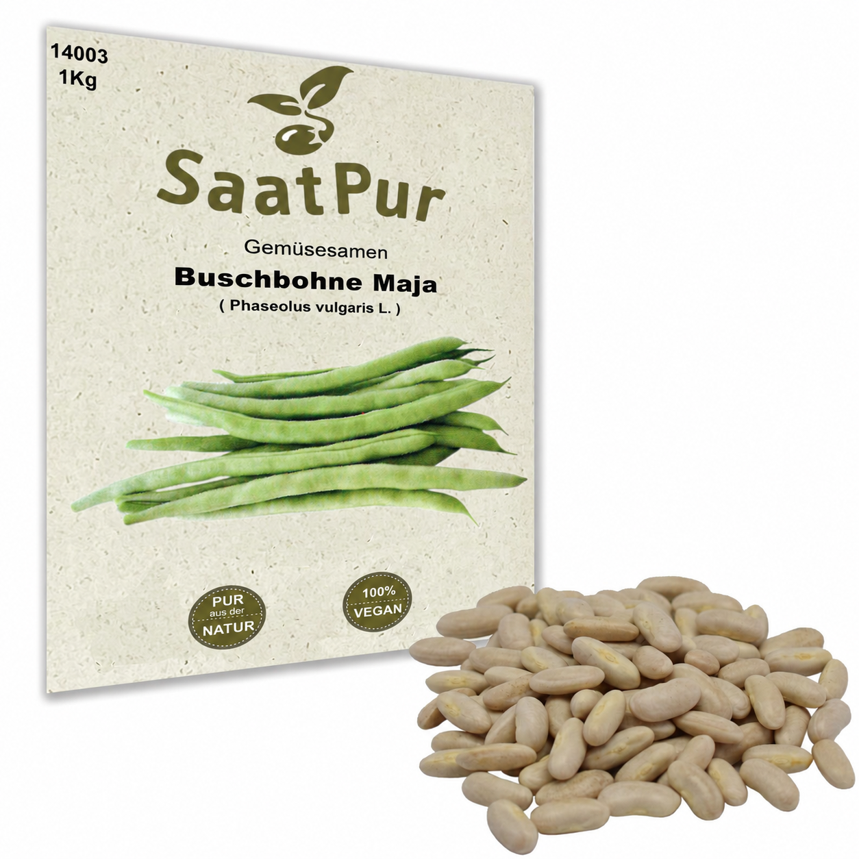 Buschbohne Maja - Großpackung 1Kg