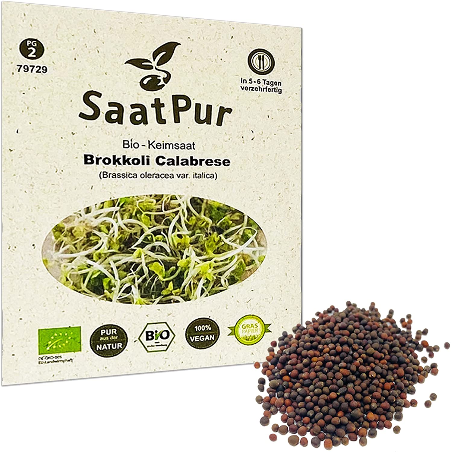 BIO Keimsprossen Brokkoli Calabrese Keimsaat 20g
