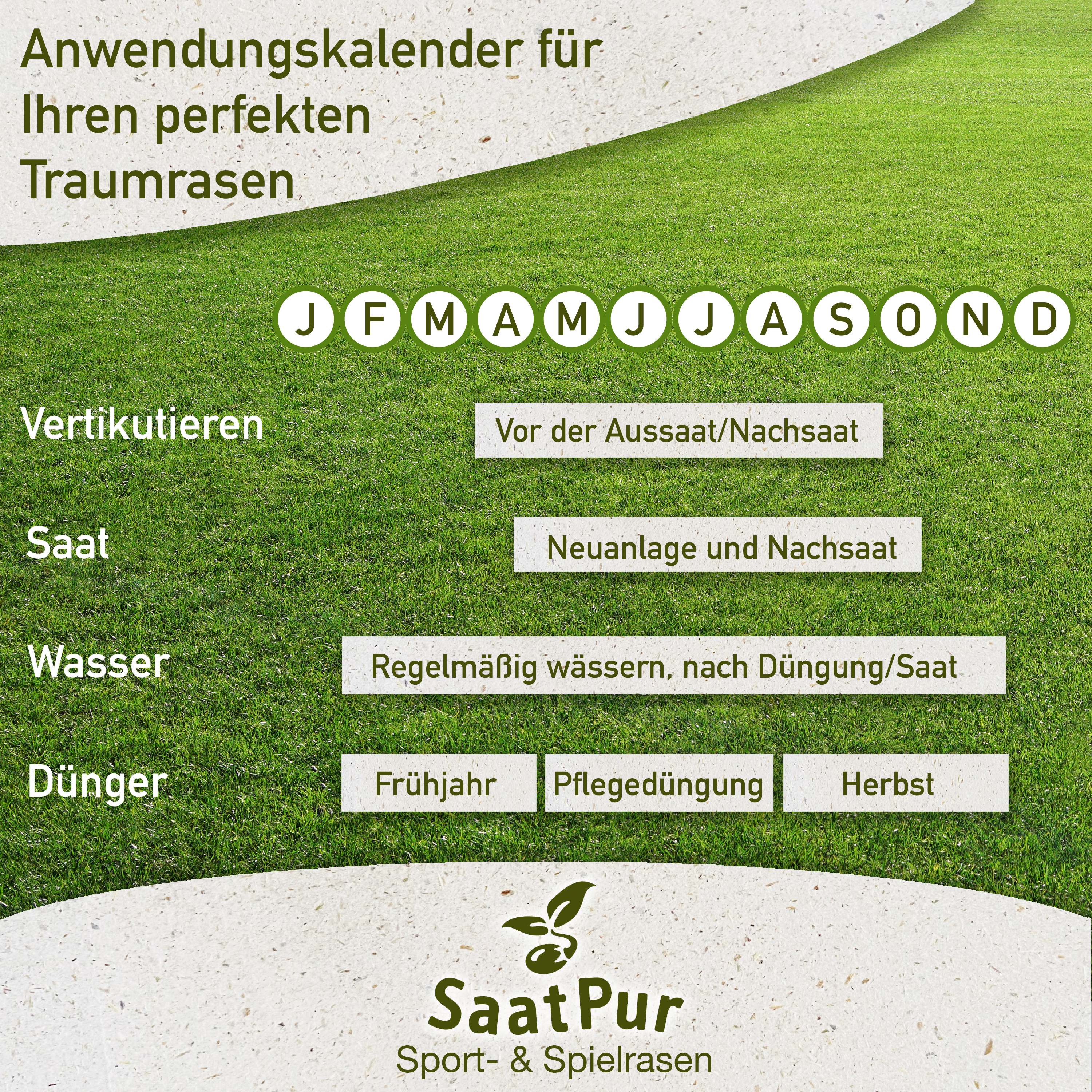 SaatPur Rasensamen Sport und Spielrasen