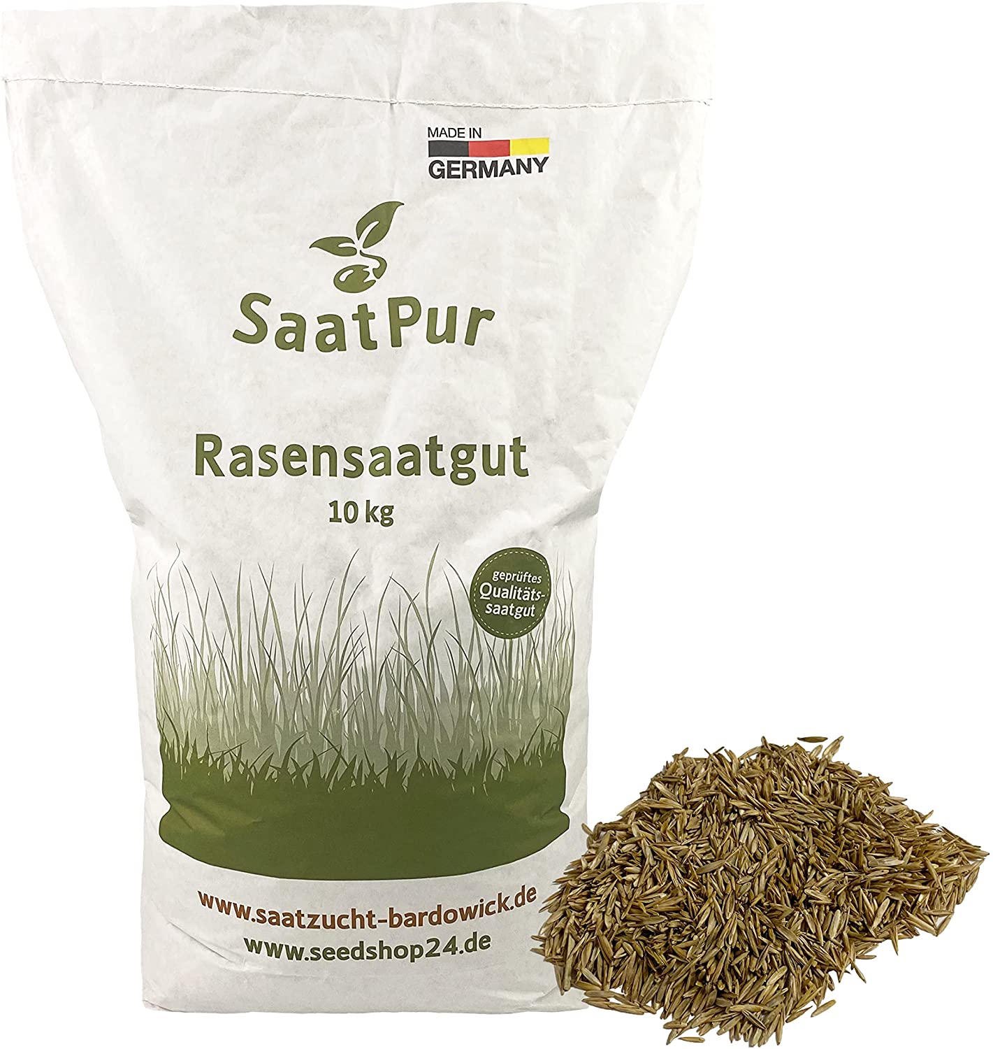 SaatPur® Rasensamen dürre Sport & Spiel für trockene Standorte 10kg Trockenrasen