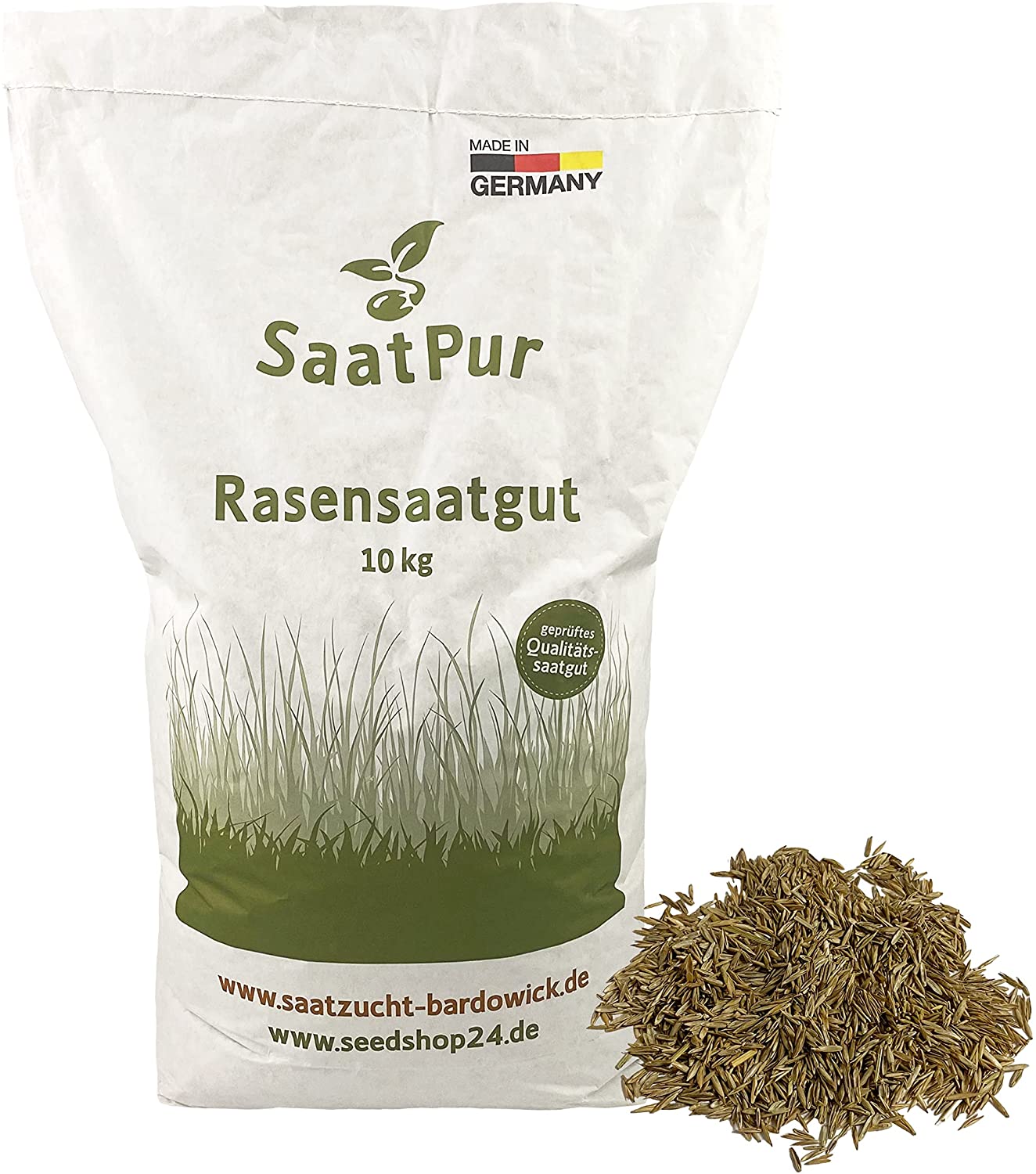 SaatPur® Rasensamen dürre Schattenrasen 10kg Trockenrasen