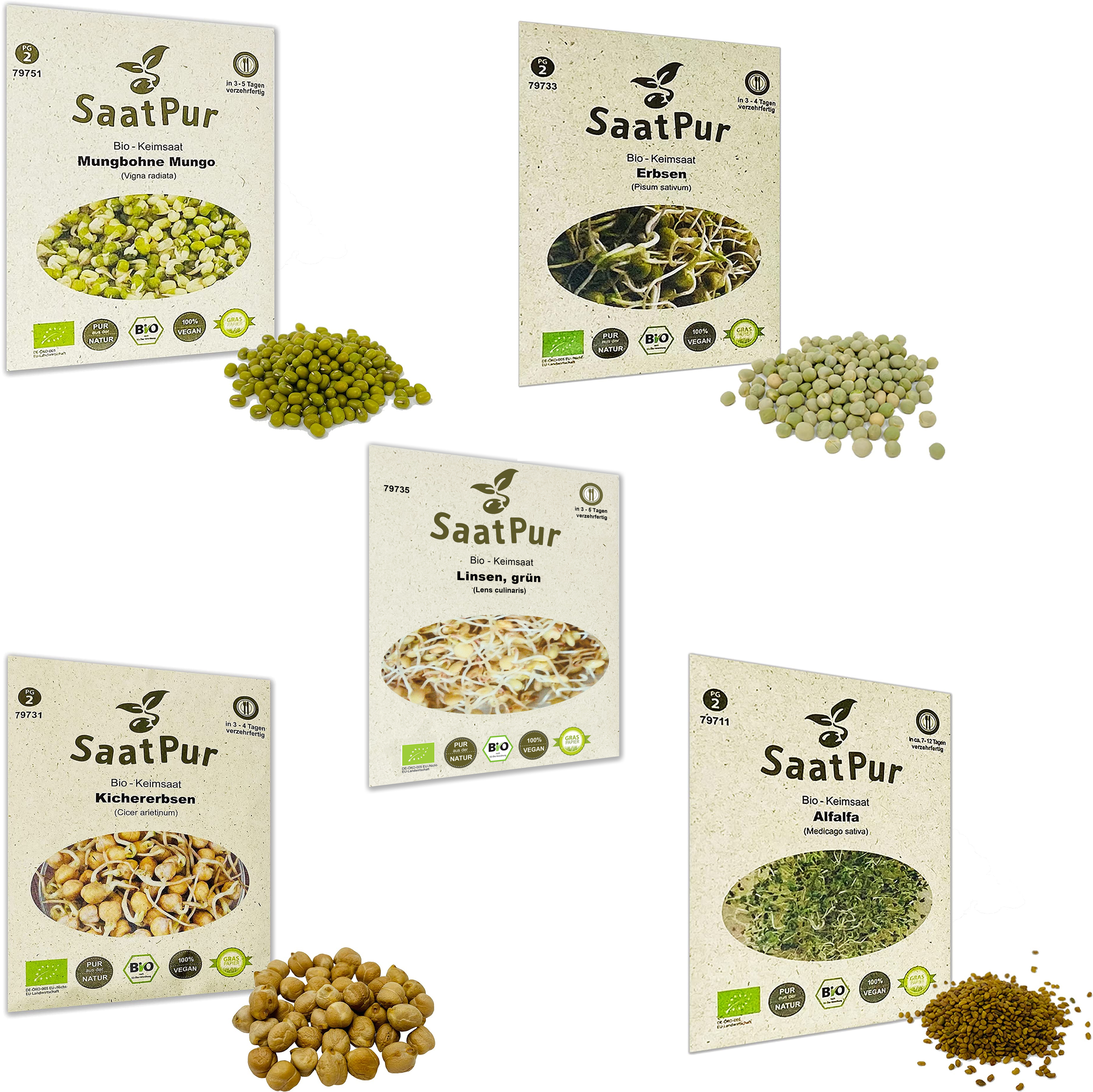 BIO Keimsprossen Pfannen MIX