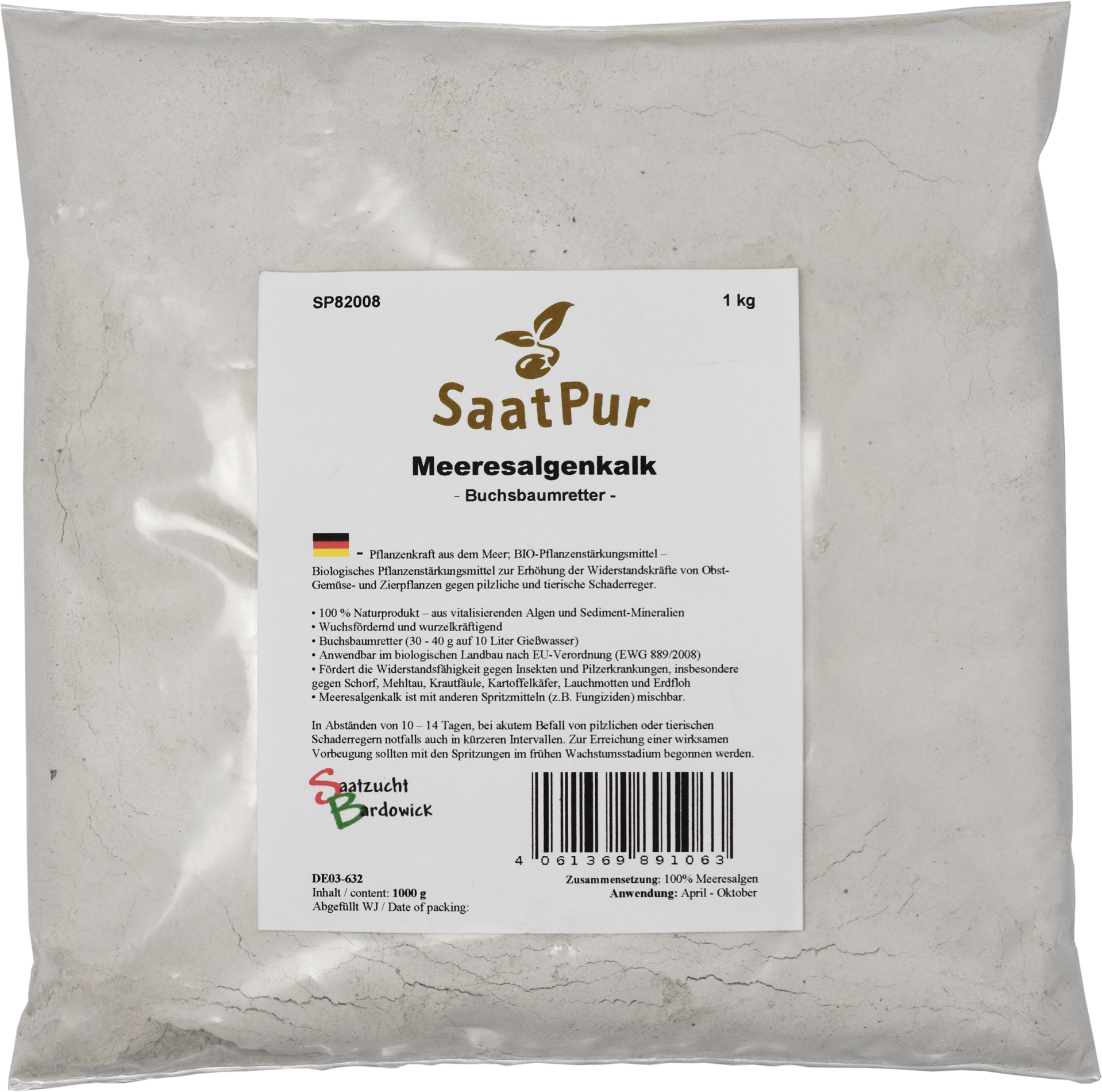 Meeresalgenkalk - Buchsbaumretter Algoplasmin - Pflanzenkraft aus dem Meer – BIO-Pflanzenstärkungsmi